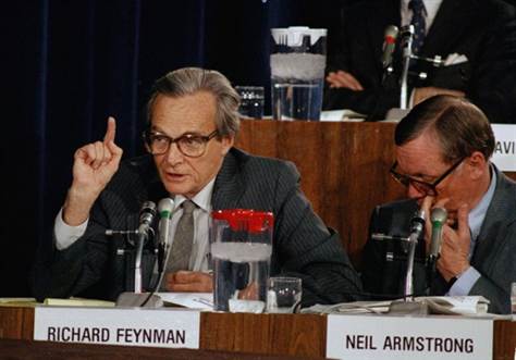 Feynman at the Challenger Commission